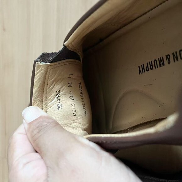 Johnston & Murphy Mens Shoes Brown Leather Slip On Loafers Size 10.5 US main image 7
